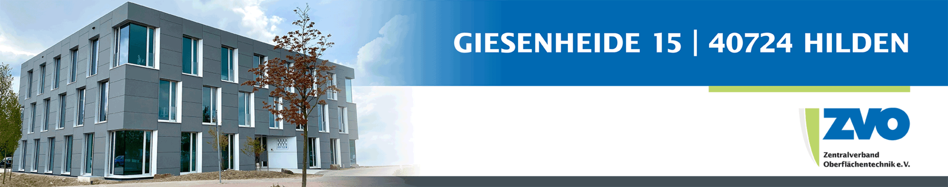 Bild zeigt Gebäude Geschäftsstelle und Adresse_Giesenheide_15_Header_2000x396