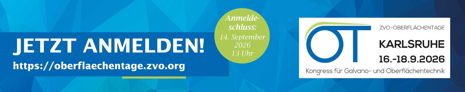 Schmuchbild Anmeldung Oberflächetage 2026 - Bild mit Link zur Anmeldung