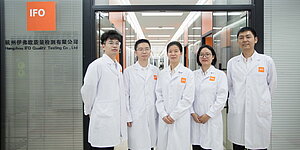 Team der Hangzhou IFO Quality Testing Co. Ltd (Bild: IFO)