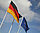 Die Flaggen von Deutschland und der EU